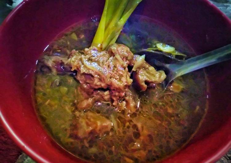 East Java Meat Soup aka Rawon anti gagal