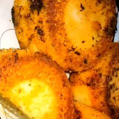 A picture of Sooji Aloo Burger.