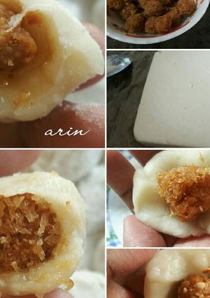 Foto resep Mochi unti kelapa & kacang gula merah 😁😁😁