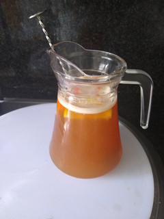 Una foto de Sangría de sidra
