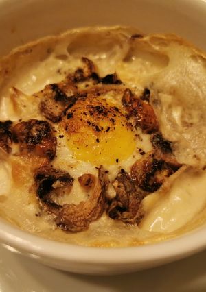 Une photo de Oeuf cocotte au air fryer