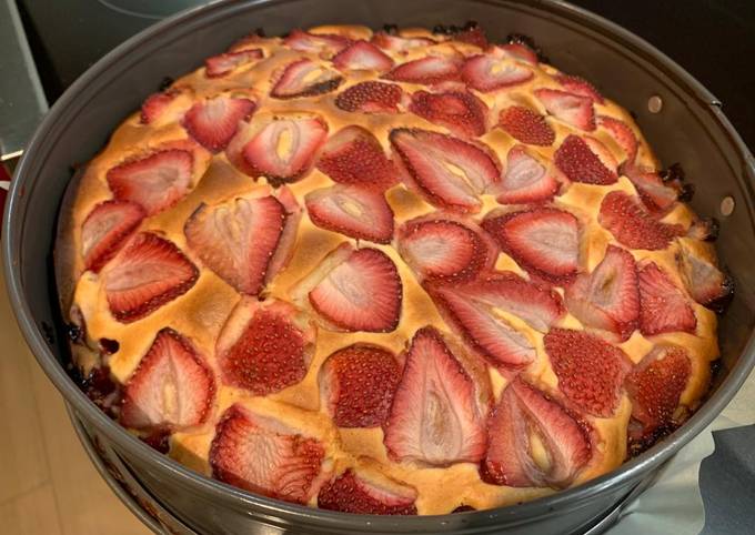 Strawberry Cake Kuchen Blechschild Stabil Flach Neu aus GB 30x40cm S2587