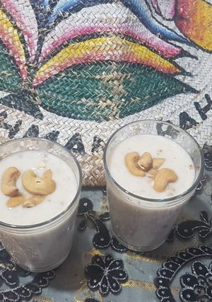 A picture of Natural sugers banana milkshake.