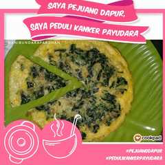 Omlet Bayam (menu balita) রেসিপির প্রধান ছবি