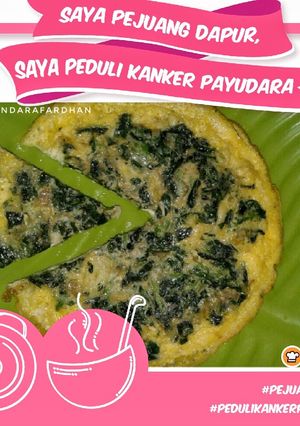 Foto resep Omlet Bayam (menu balita)