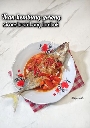 Foto resep Ikan Kembung Goreng Siram Brambang Lombok