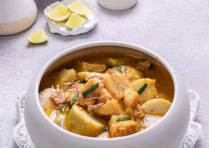 Cara membuat Lontong Kikil Surabaya Cara membuat Lontong Kikil Surabaya