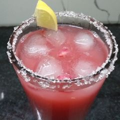 A picture of Pomegranate Orange Lime Cocktail.