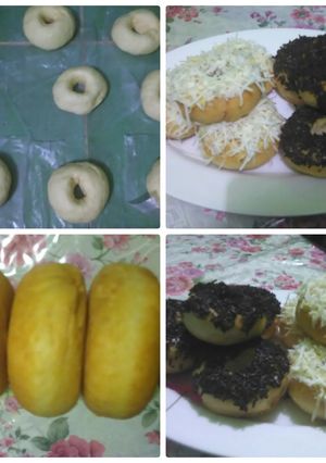 Foto resep Donat eggless ada white ringnya 😘