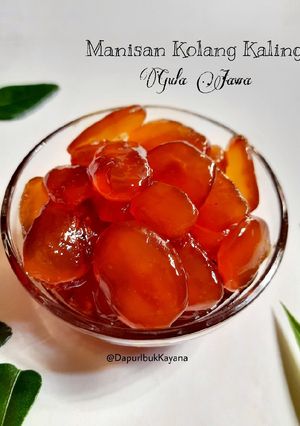 Foto resep 793. Manisan Kolang Kaling Gula Jawa