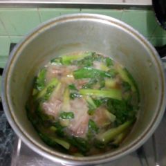 Pork Ribs Sinigang A picture of Pork Ribs Sinigang.