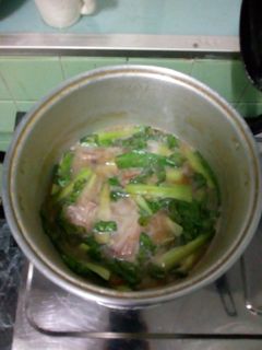 A picture of Pork Ribs Sinigang.
