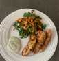 Easy Steps to Prepare Kale Peanut Slaw w peanut vinaigrette plus peanut chicken the So Delicious Appealing