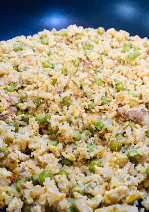 Tojásos-krémsajtos rizibizi recept fotója