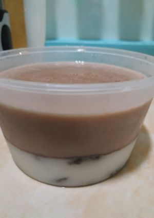 Foto resep Puding Milo oreo