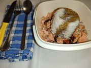 Una foto de arroz trucha