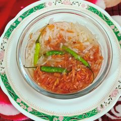 A picture of Radish Carrot Instant Pickle.