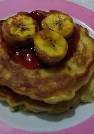 Una foto de Hot cakes de papa