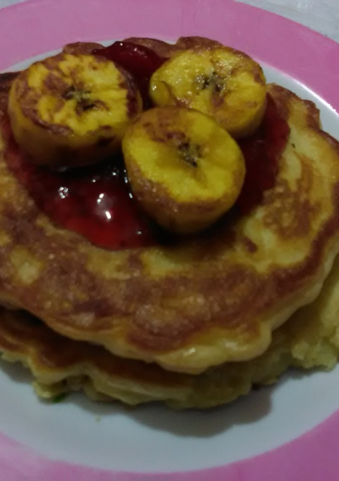 Una foto de Hot cakes de papa