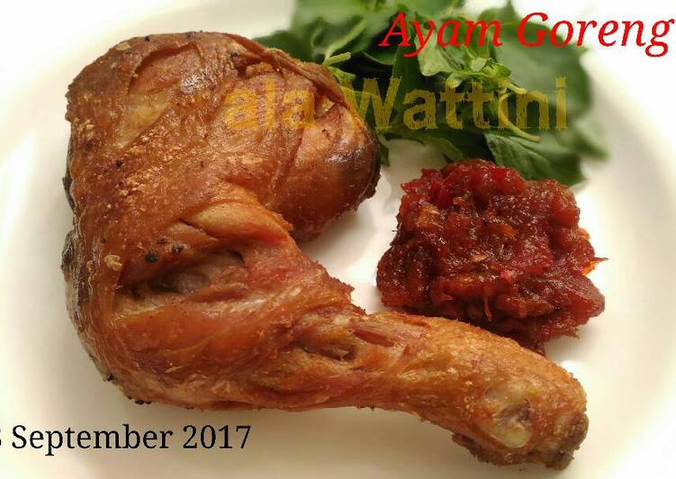 Resep Ayam Goreng oleh Wattini Kitchen - Cookpad