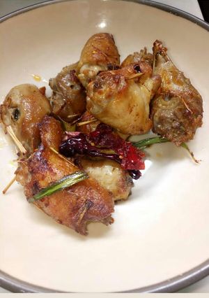 Foto resep Kepala ayam tumis daun pandan 🌿🍃🌾