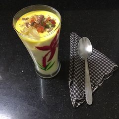 Kesar pista Lassi A picture of Kesar pista Lassi.