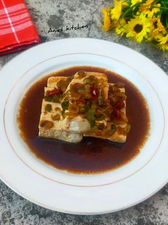 Foto resep Tahu Kukus Siram Kuah Kecap