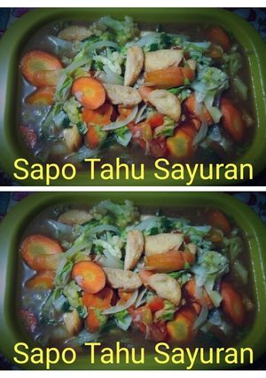 Foto resep Sapo Tahu Sayuran