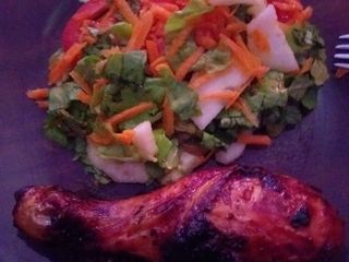 Muslo de pollo al horno. A mi manera 😏
