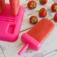 Coconut & Strawberry Ice Lollies