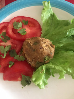 Una foto de Hamburguesa vegana de lentejas (gluten free)
