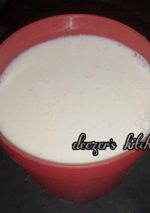 A picture of Milk pap (kunun madara).