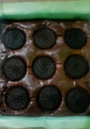 Foto resep Shiny Crust Oreo Brownis (Oven Tangkring)