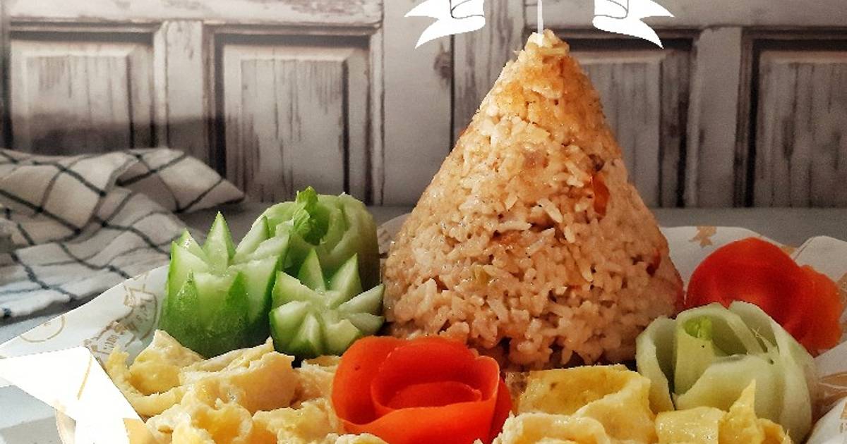 15 resep nasi goreng tumpeng enak dan mudah - Cookpad