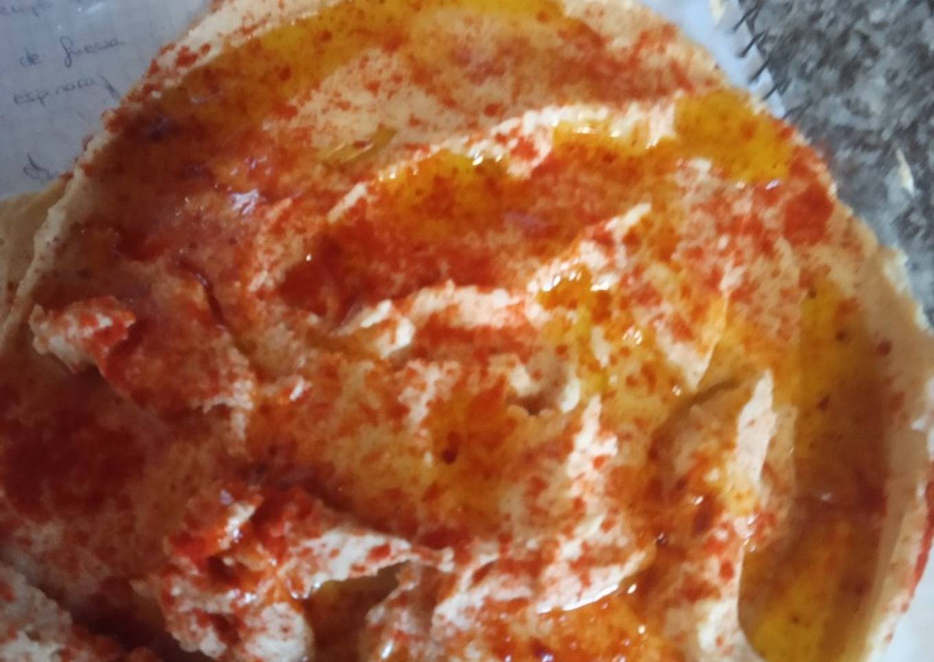 Hummus de garbanzos en Thermomix
