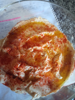 Una foto de Hummus de garbanzos en Thermomix