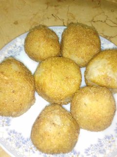 صورة لوصفة كرات البطاطس بالشاورما والجبنة الموتزاريلا روعه 😋😋😋😋😋🤗