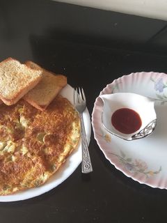A picture of Spanish omelet.