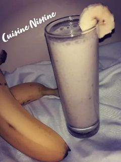 صورة لوصفة عصير الموز بالحليب 🍌🥛
