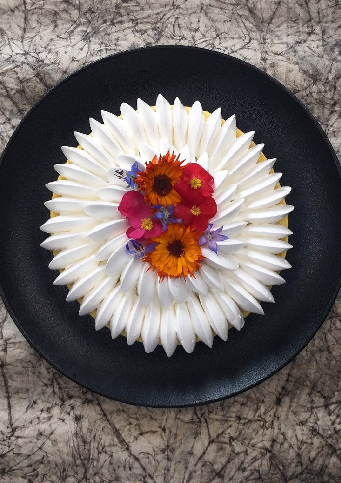 Una foto de Cremoso de Limón y Merengue Italiano