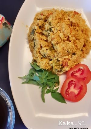 Foto resep Pepes udang tahu kelapa