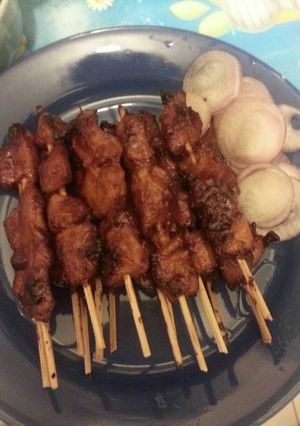 Foto resep Sate ayam praktis