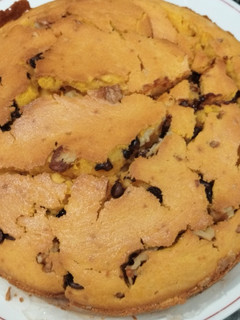 Una foto de Bizcocho de calabaza y nueces