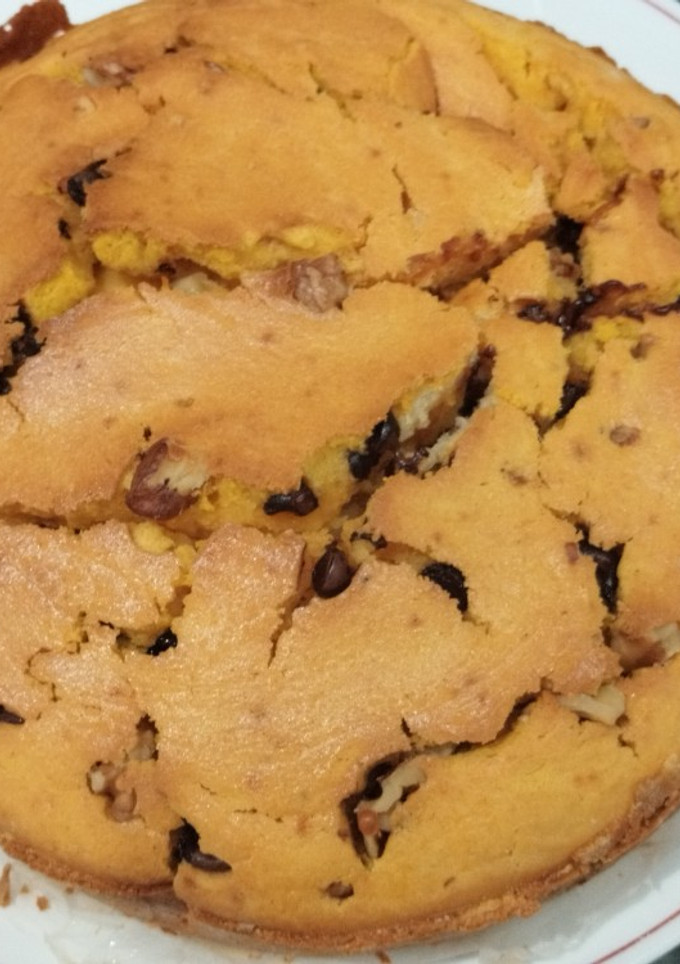 Una foto de Bizcocho de calabaza y nueces