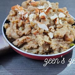 A picture of Poppy Seeds or Khus Khus Halwa.