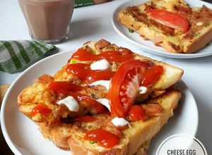 Foto resep Cheese Egg Toast
