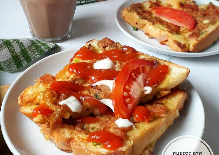 Resep Cheese Egg Toast Anti Gagal