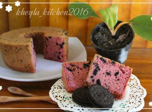 Foto resep Cake Nutrijell  - Strawberry oreo mirip chiffon (bolu nutrijell)