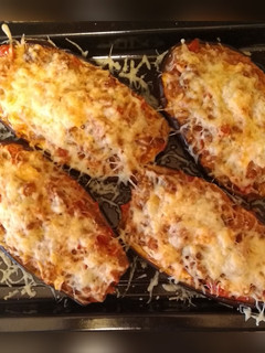 Una foto de Berenjenas rellenas de atún