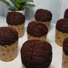 A picture of Bolu Kukus Coklat Gluten Free.